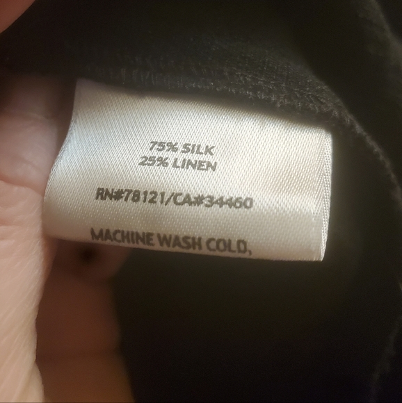 Eileen Fisher WOMAN Black Round Neck Frog Closure Cardigan. - Picture 3 of 12